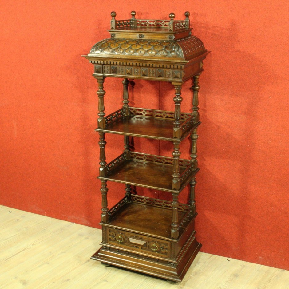 Этажерка деревянная старинная