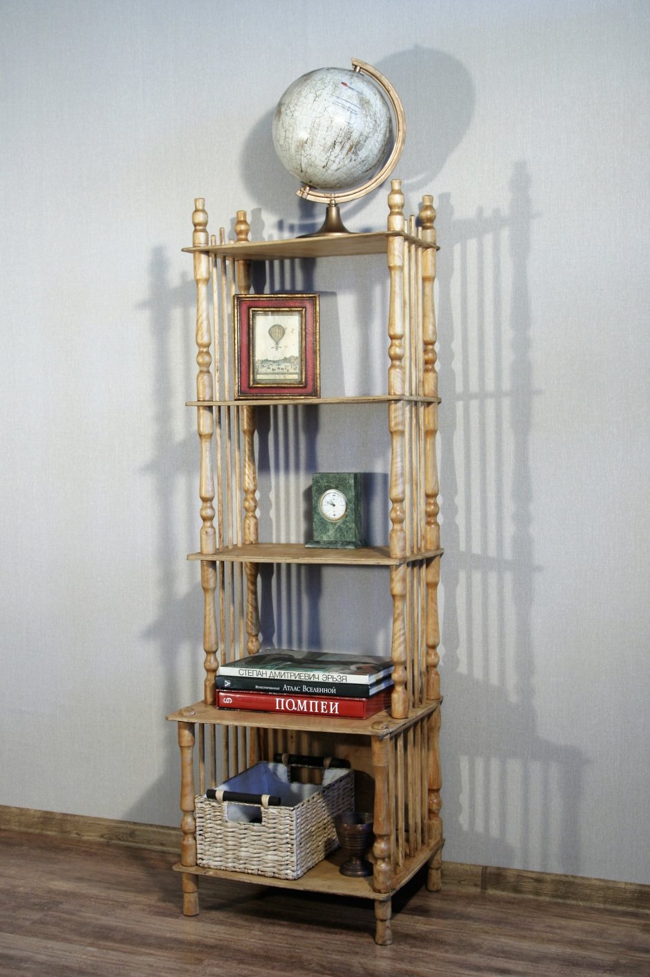 Деревянная Этажерка в ванную комнату