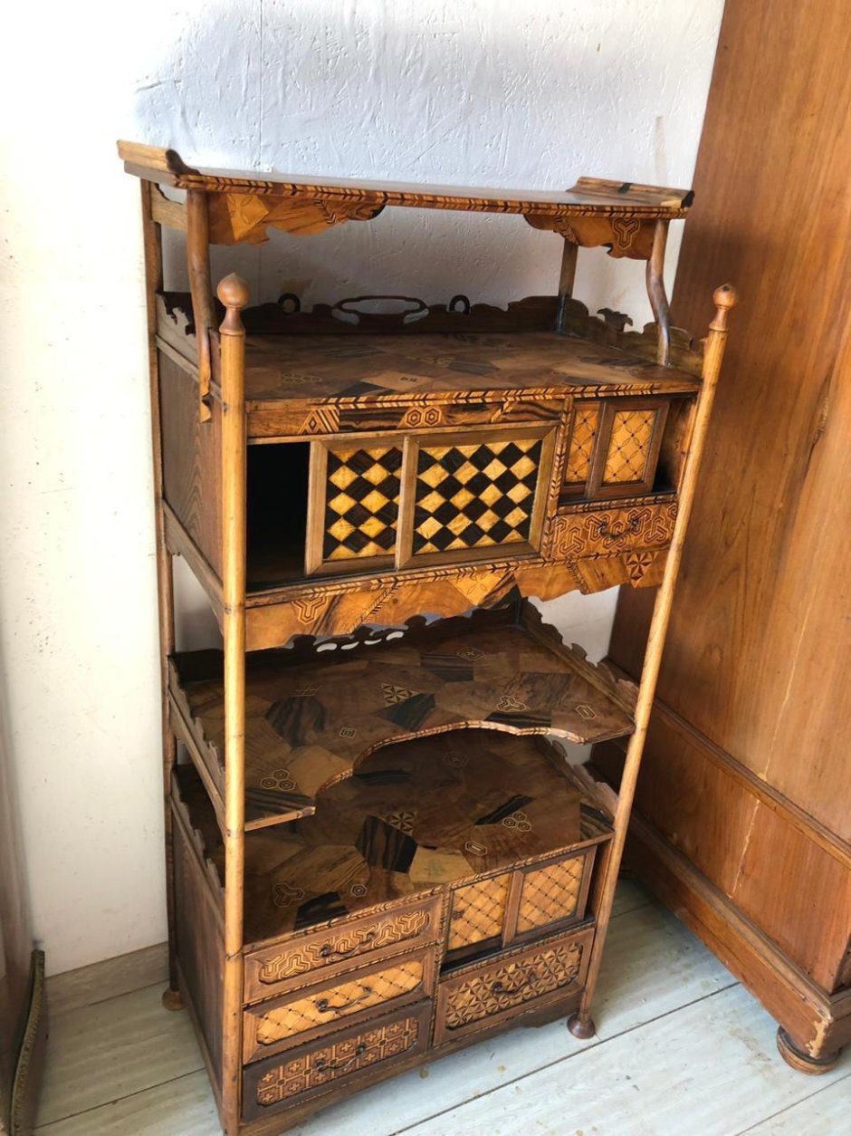 Этажерка NY-3006 орех