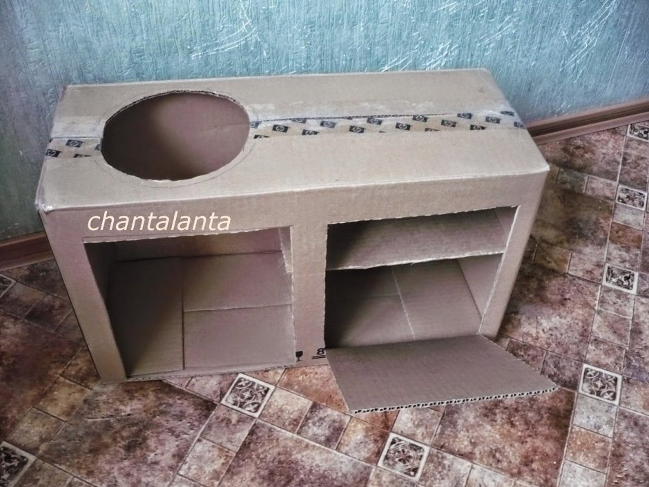 Кухня из картона