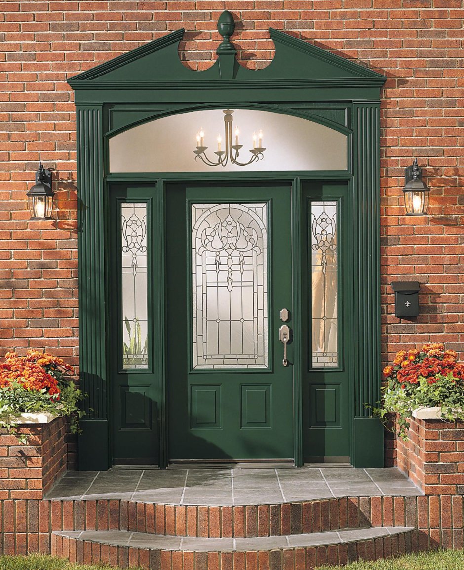 Дом с зеленой дверью