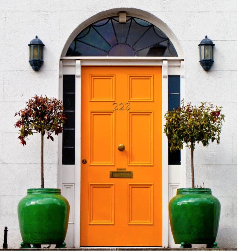 Яркие двери