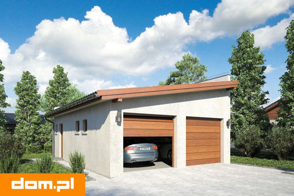 Проект гаража из СИП панелей на 2 машины