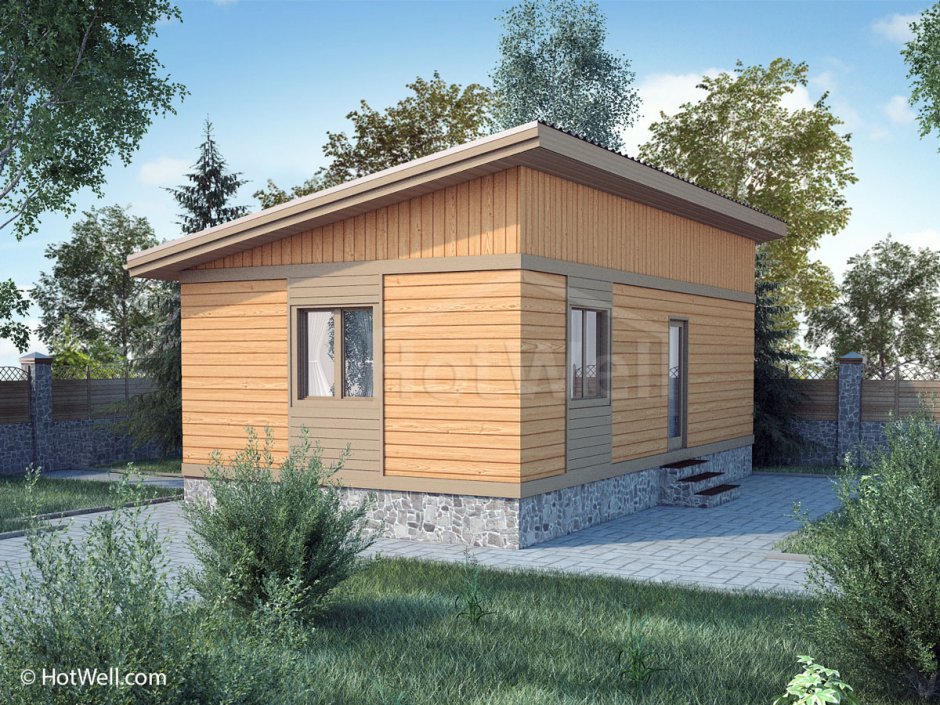 Баня из СИП панелей