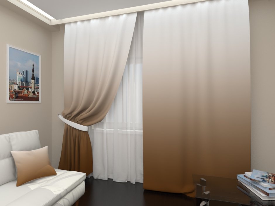 Двойная тюль