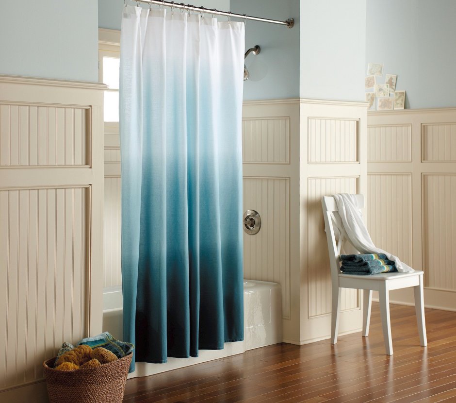 Серая тюль в спальне