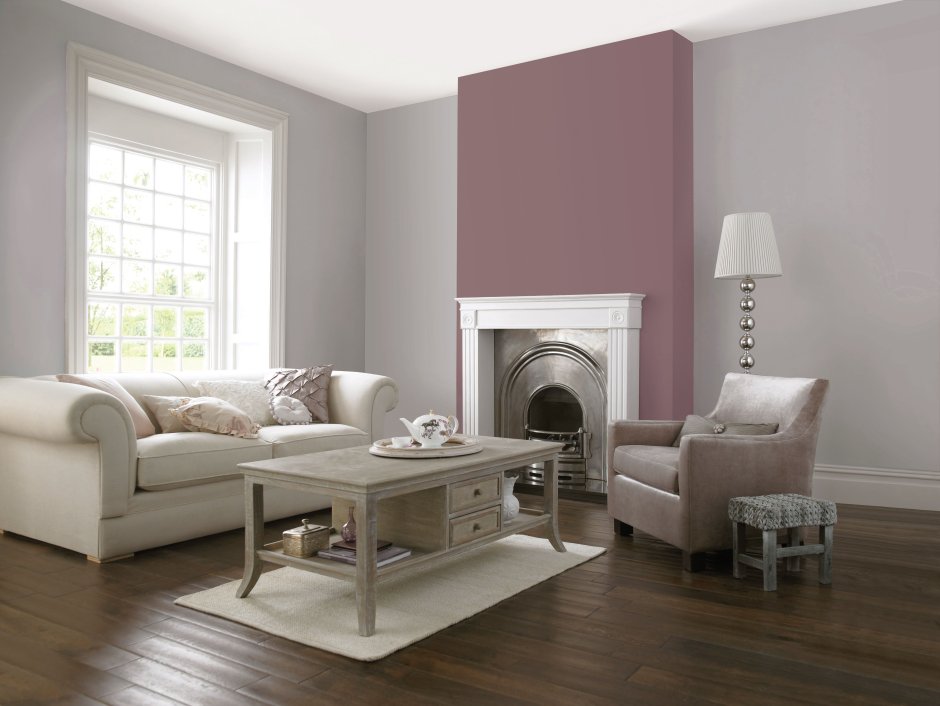 Персиковый цвет стен