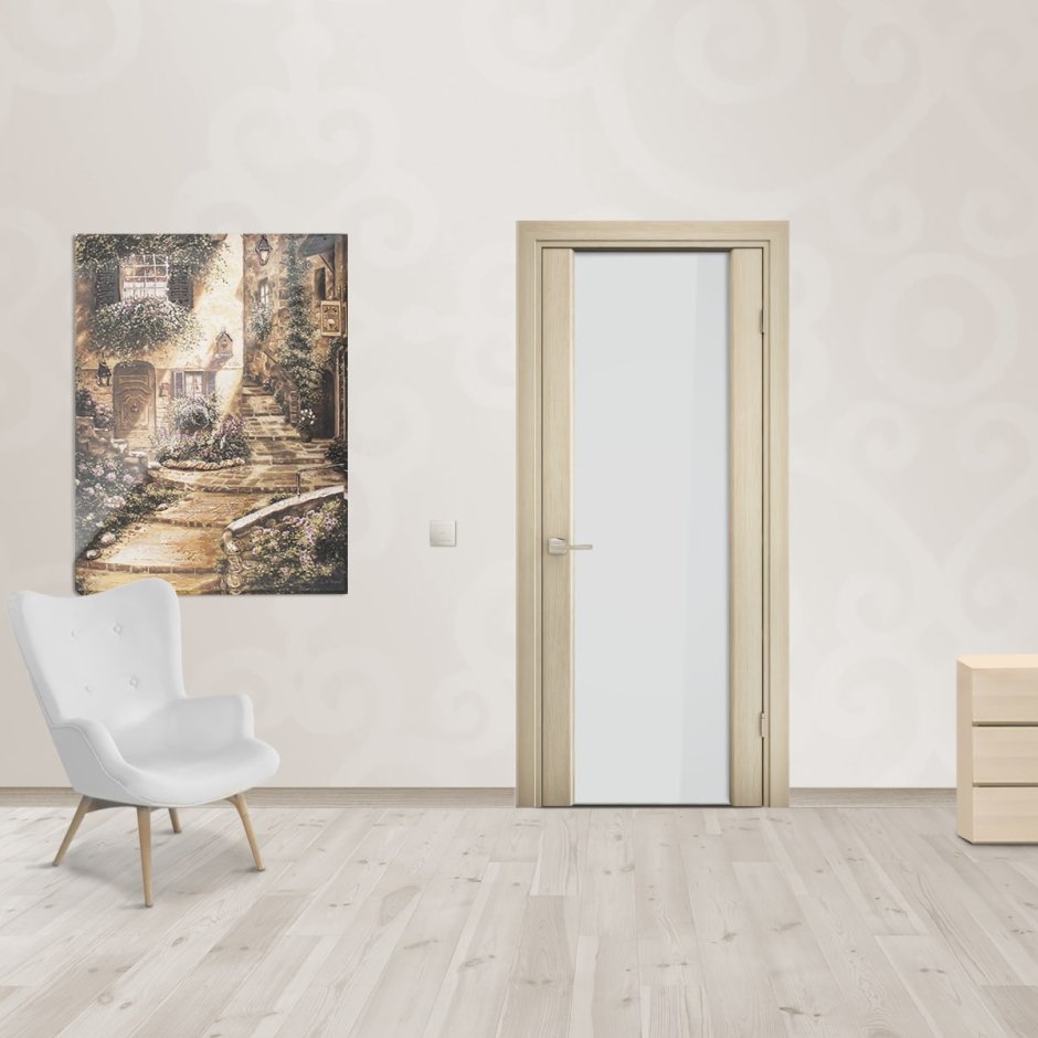 Дверь межкомнатная Кастро 04 капучино 800 ГП