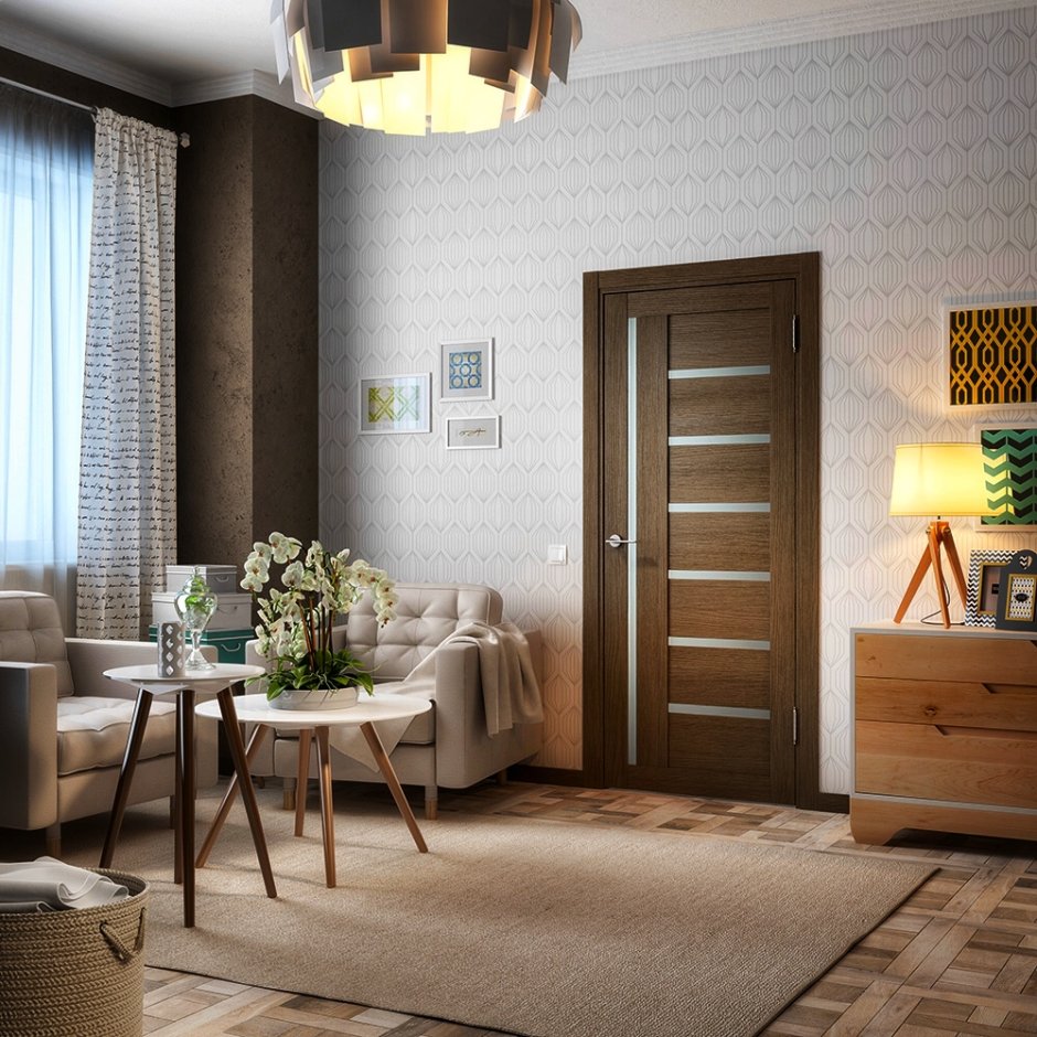 Царговые двери в интерьере