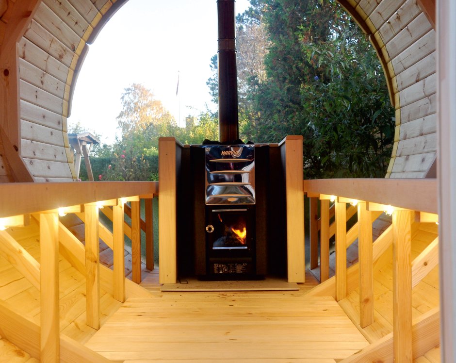 Баня Bochka с панорамным окном