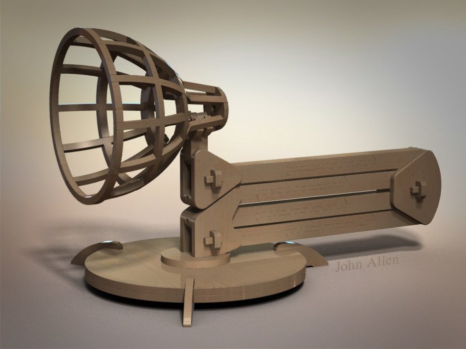 Светильники на ЧПУ из дерева