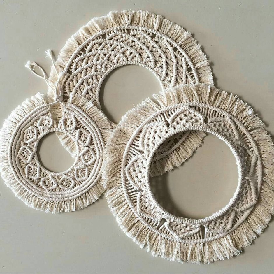 Макраме по кругу