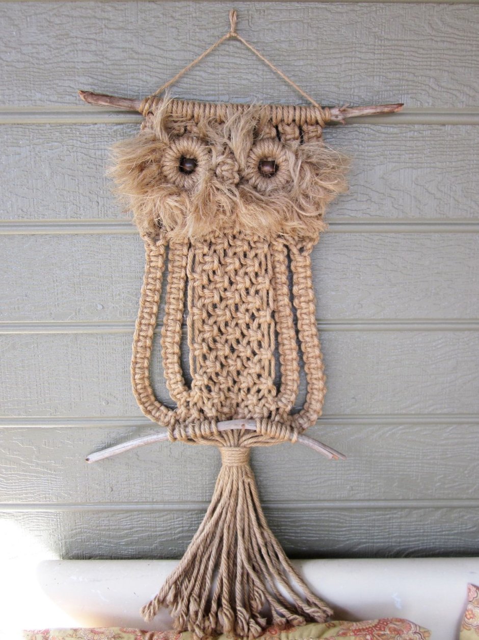 Макраме из джута