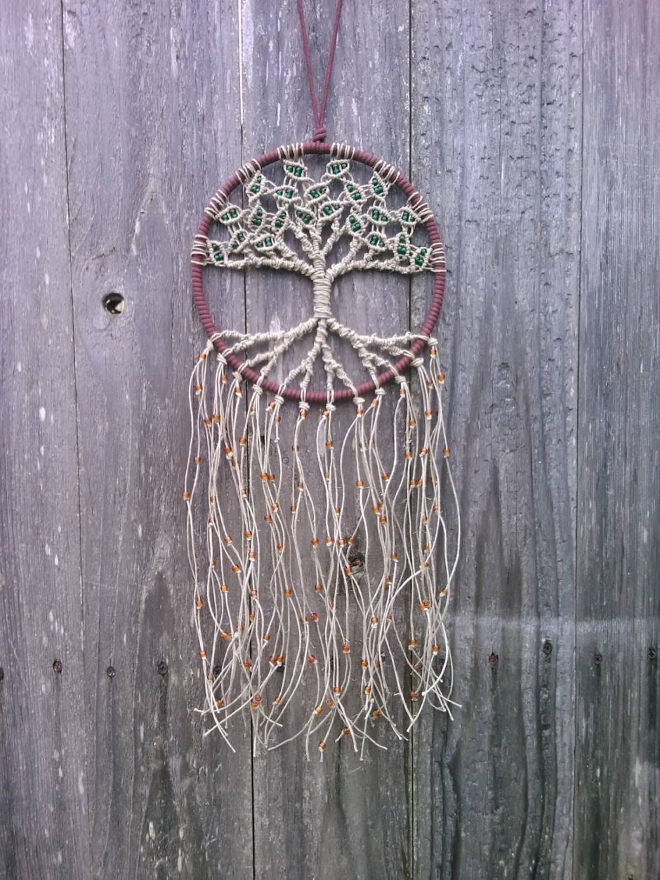 Ловец снов макраме дерево