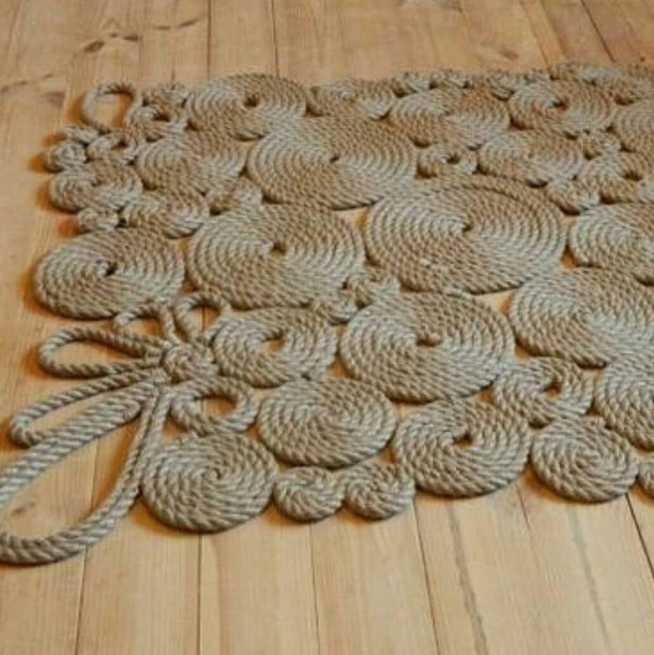 Коврик из жгута