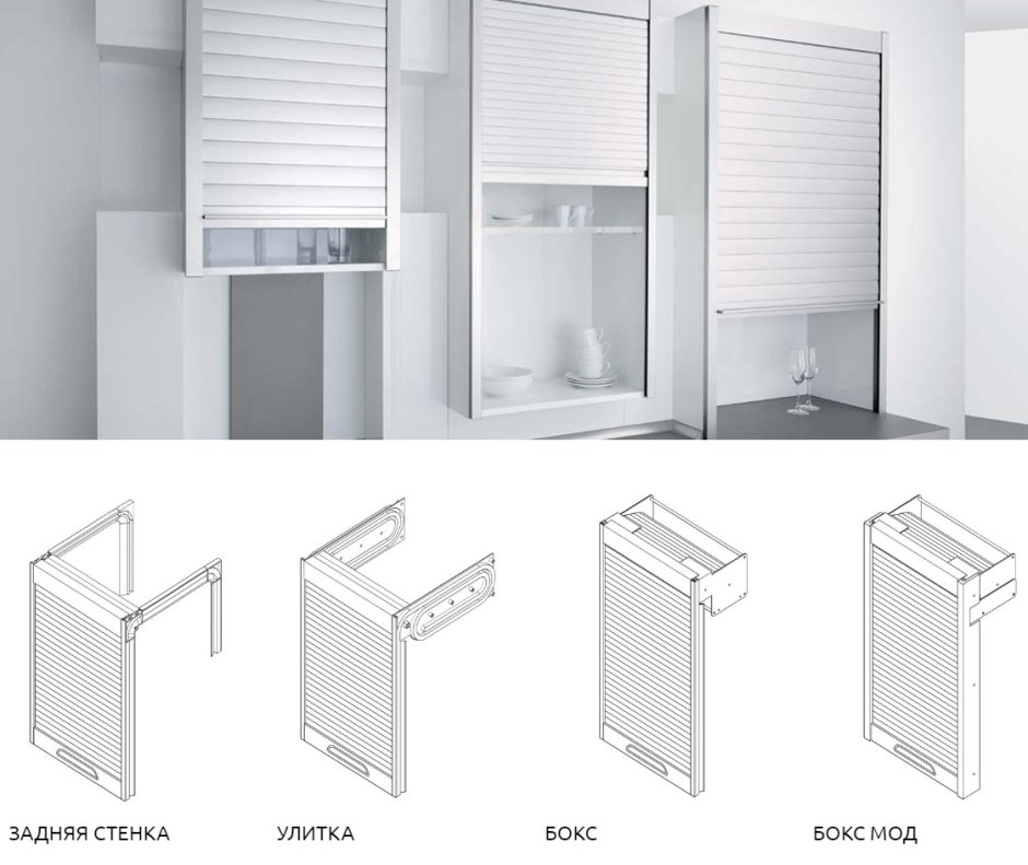 Мебельные роллеты Rehau