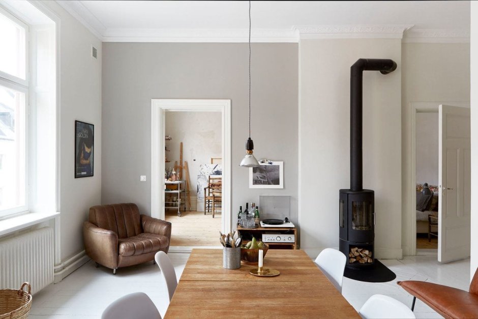 Потолочный плинтус Скандинавский стиль