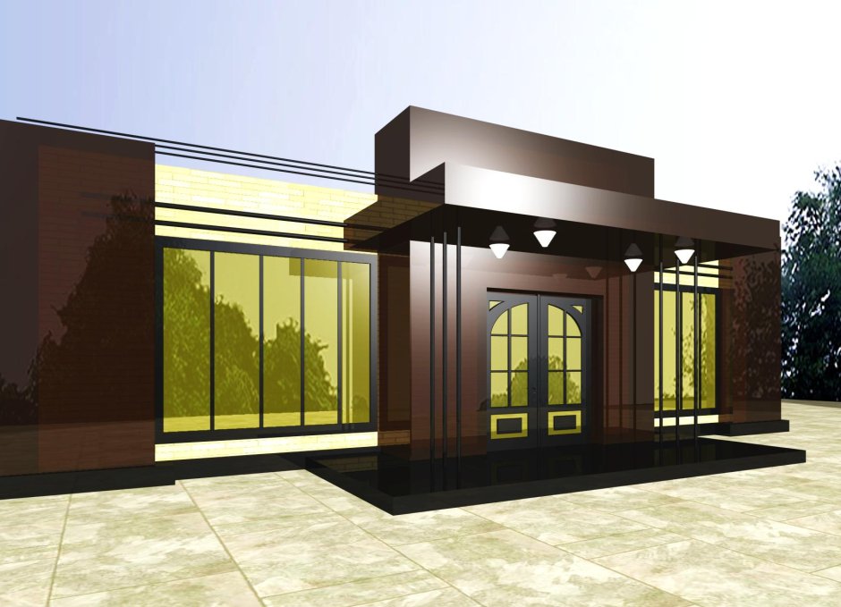 Входная группа кофейни