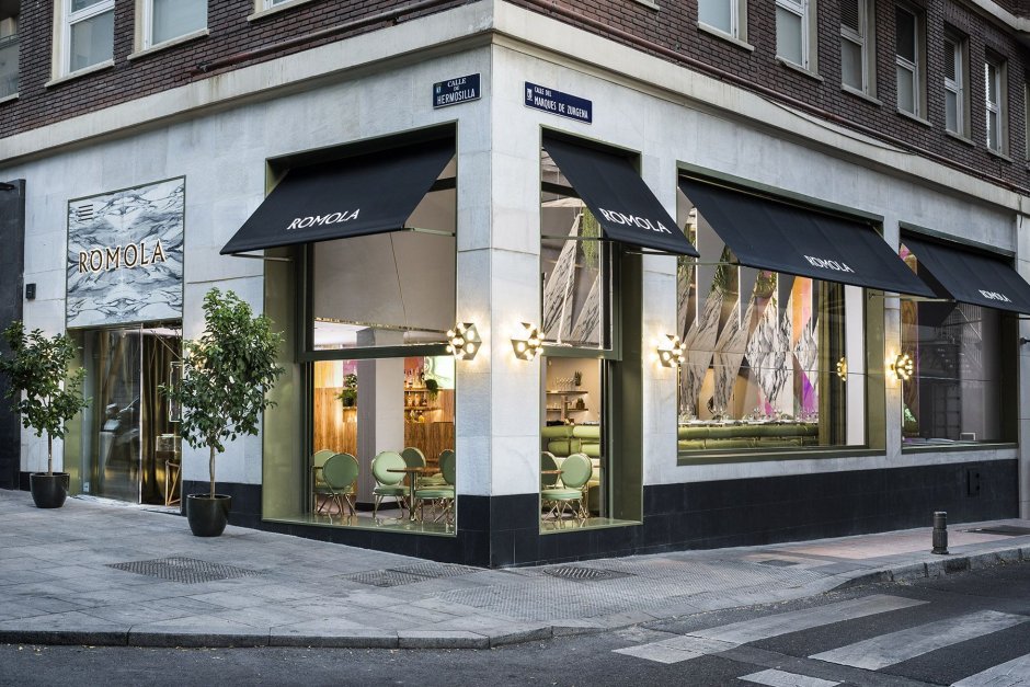 Красивые фасады кафе