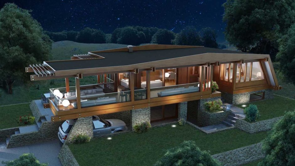 Итальянский фахверк Пагано