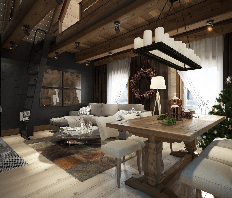 Жан-Мишель Вильмотт. Интерьер альпийского Шале.