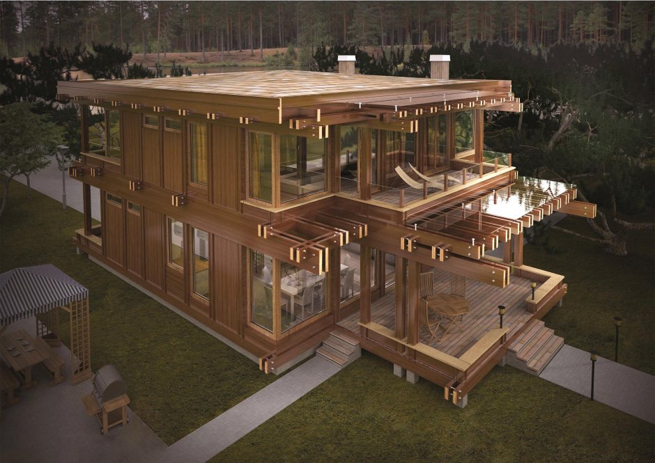 Итальянский фахверк Пагано