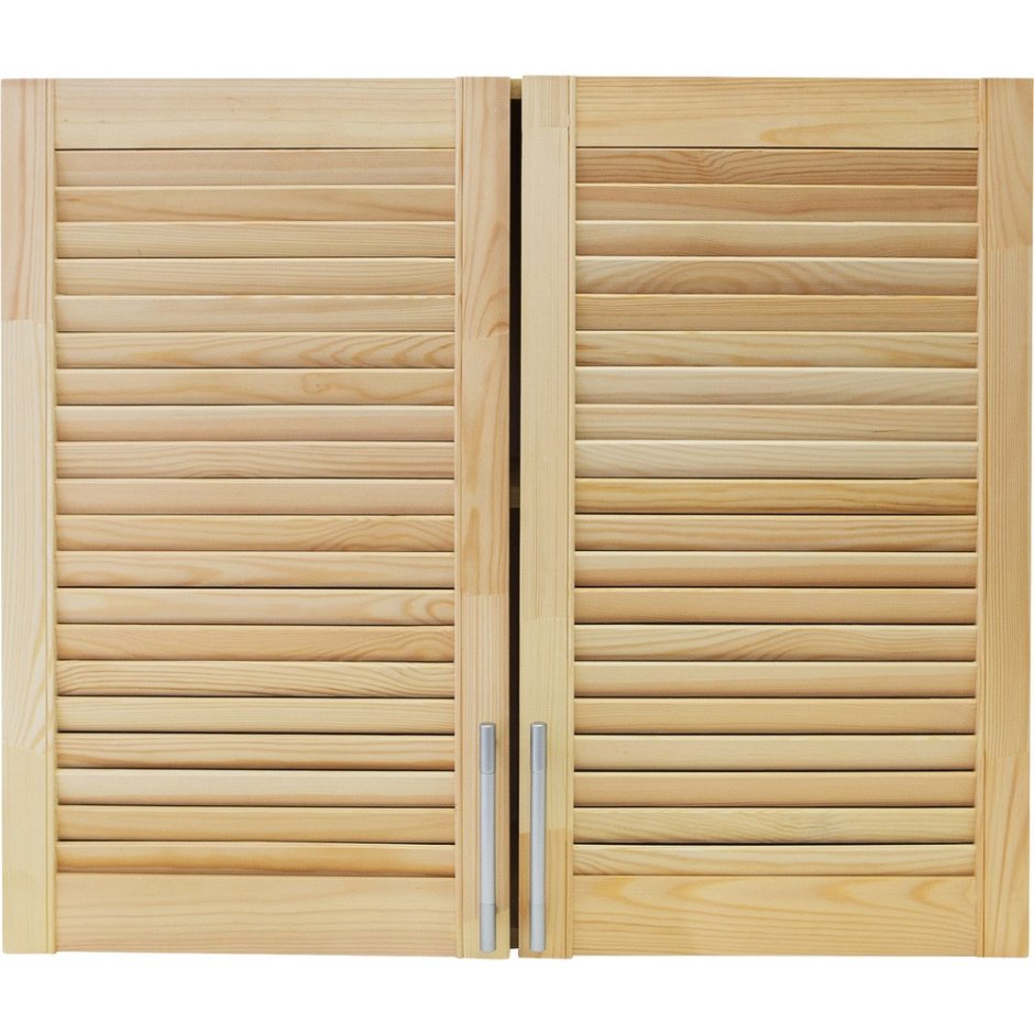 Шкаф навесной сосна массив 80x68x29