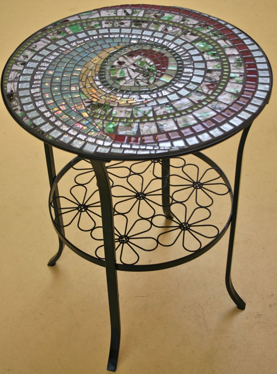 Столик мозаика круглый