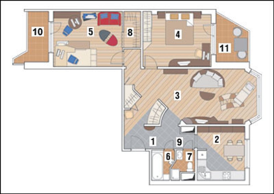 П44 трешка планировка с детской