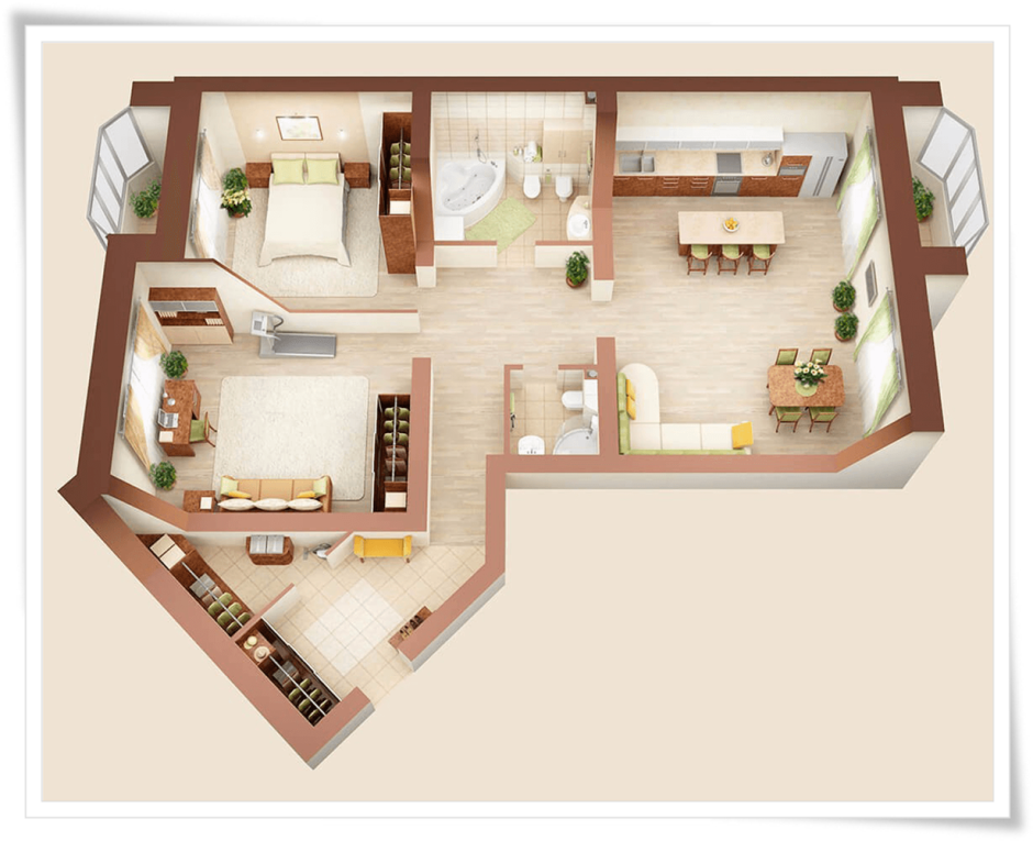 Красивые планировки квартир