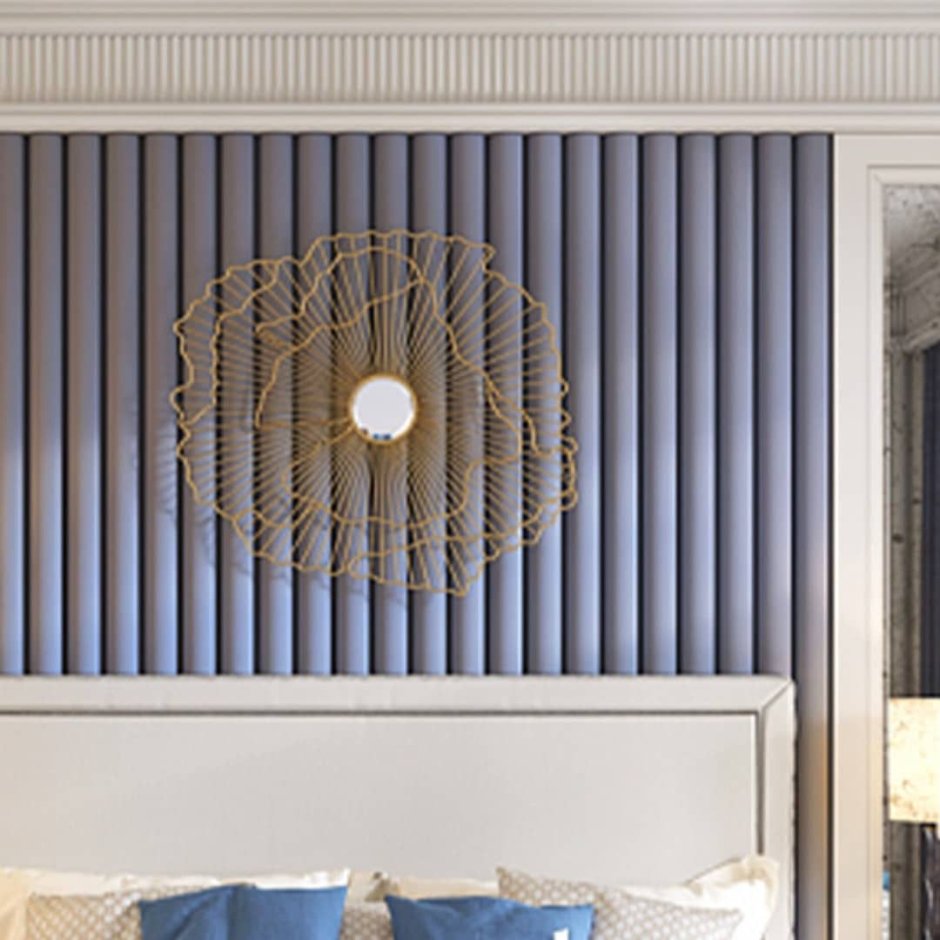 Гипсовые реечные панели