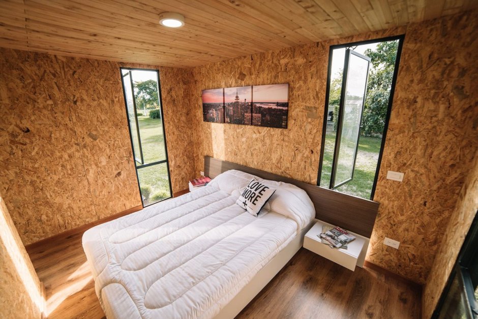 Чердак обшитый ОСП