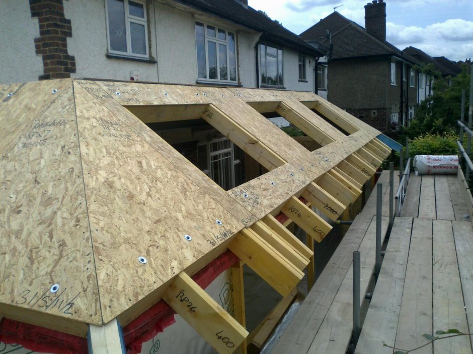 Отделка второго этажа на даче