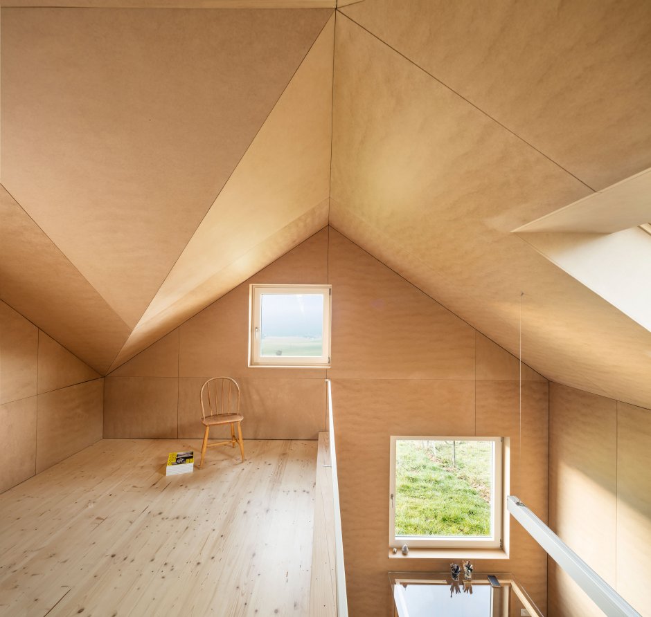 Отделка второго этажа вагонкой