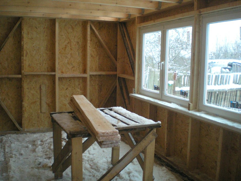 ОСБ В интерьере дачи