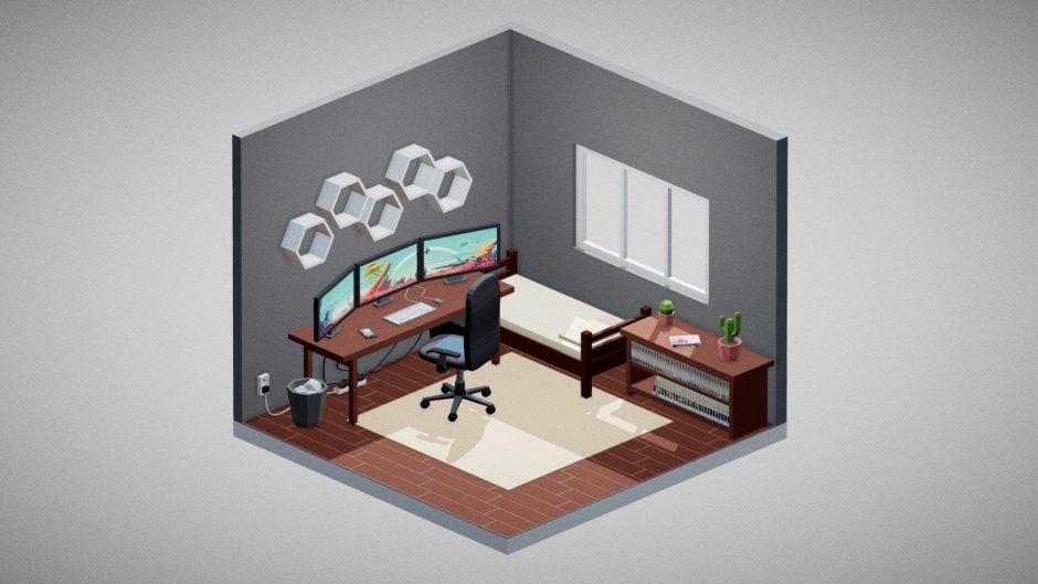 Скетчап 2д мебель