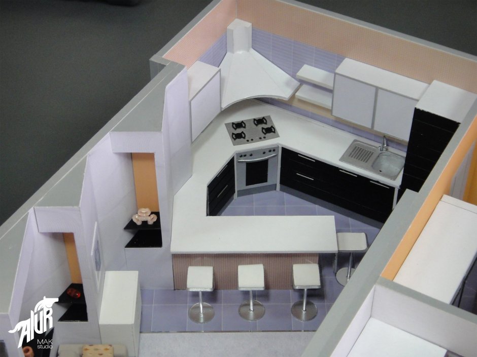 Интерьерные макет декорации