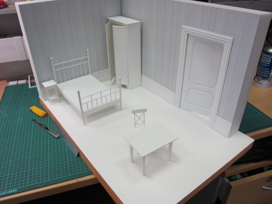 Макет квартиры из бумаги