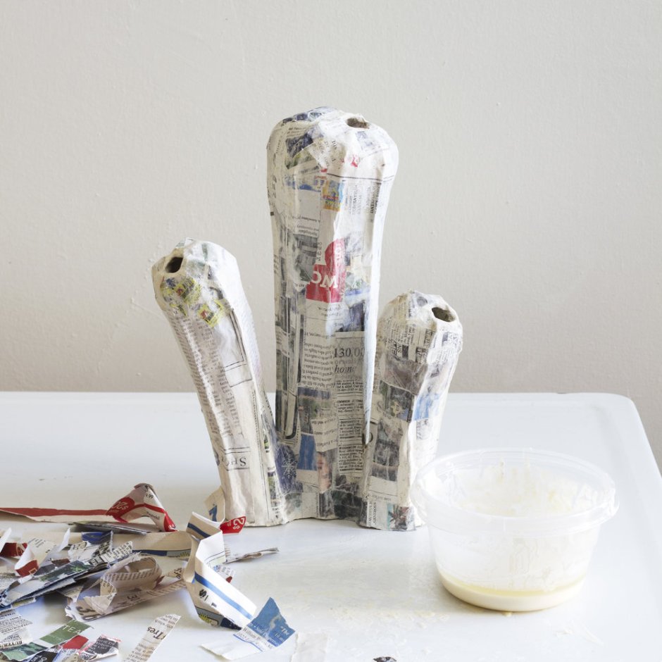 Полезные вещи из папье маше