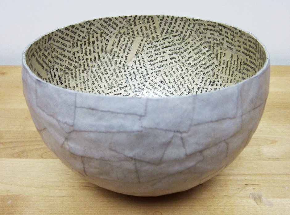 Маска из газеты