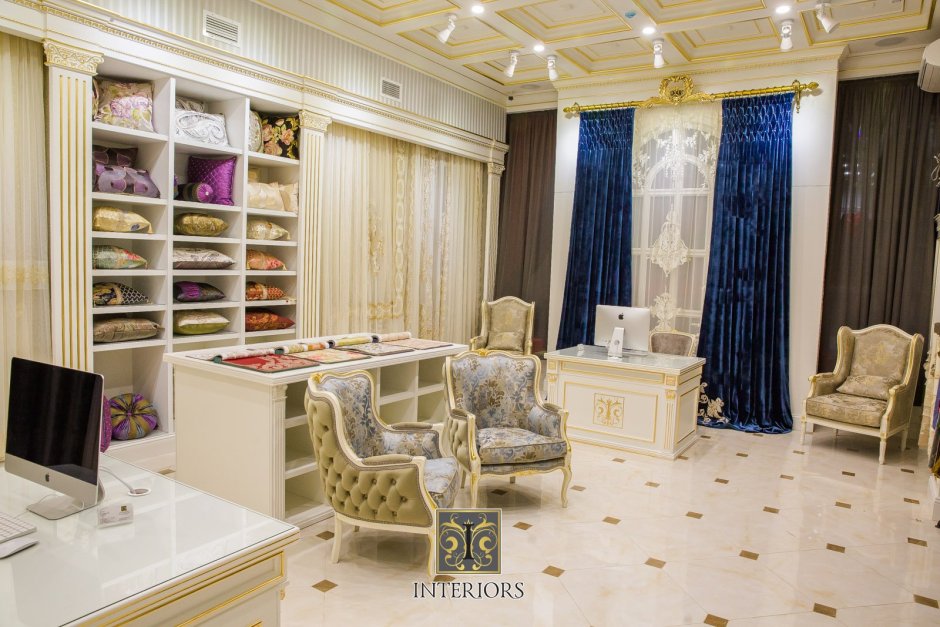 Интерьер магазина штор