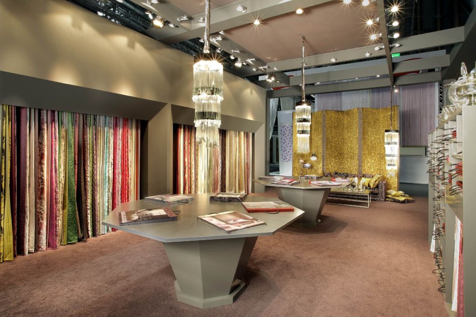 Интерьер салона штор