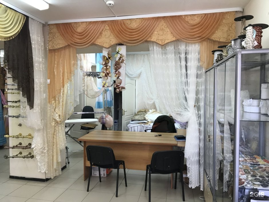 Интерьер магазина штор