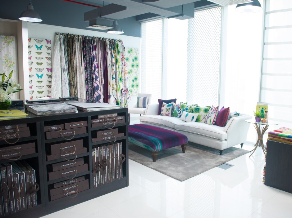 Интерьер магазина штор