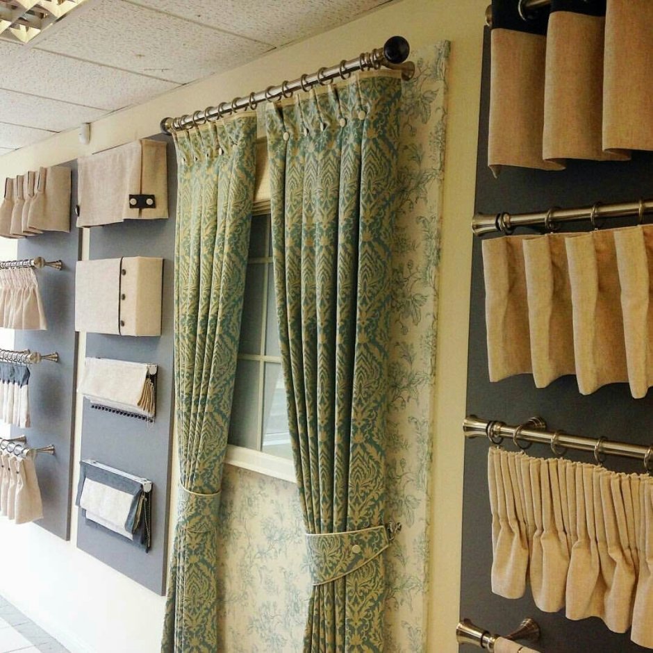 Интерьер магазина штор