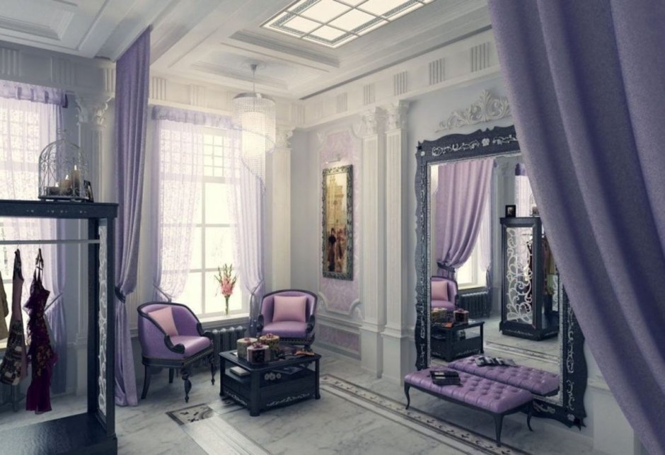 Интерьер салона штор