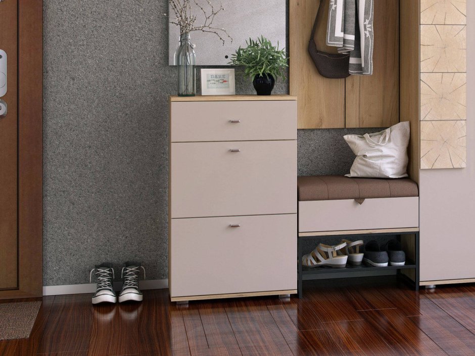 Прихожая кашемир серый