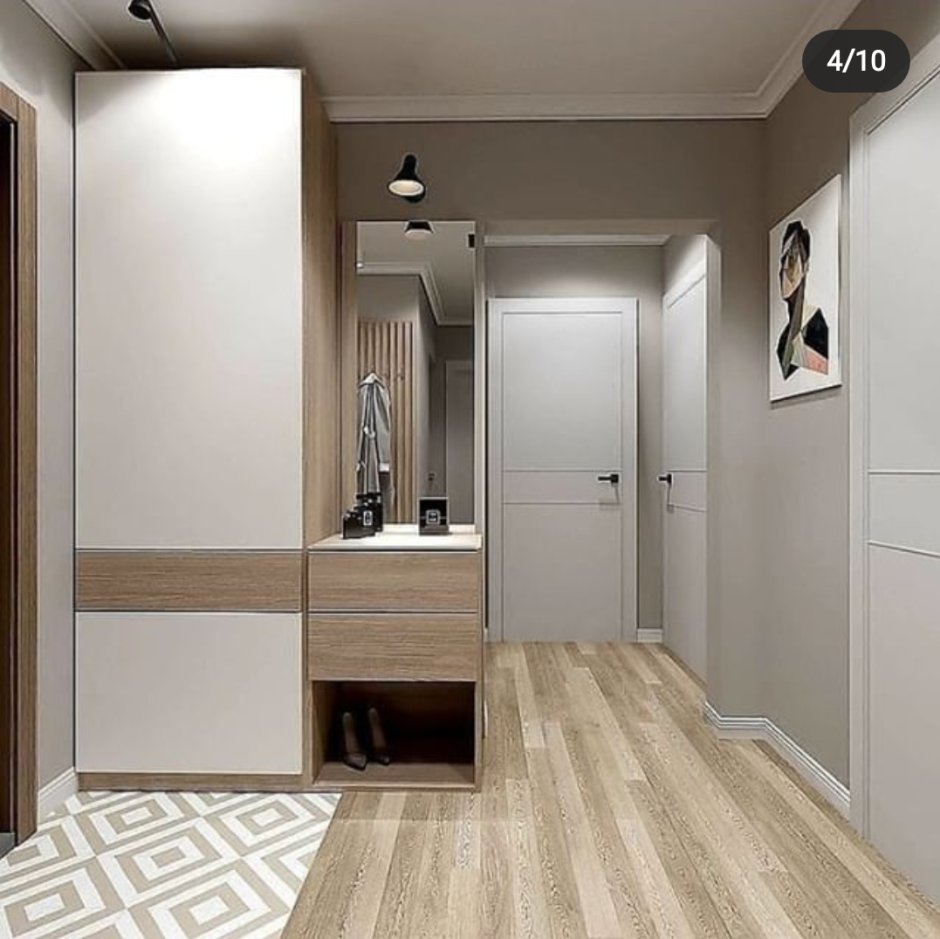 Белый шкаф в прихожую