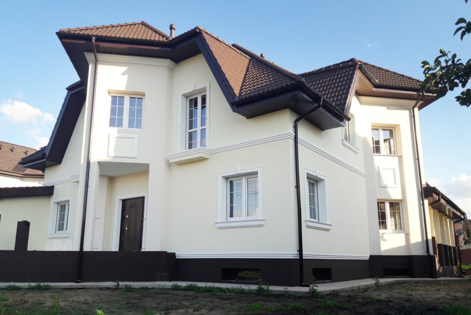 Мокрый фасад короед