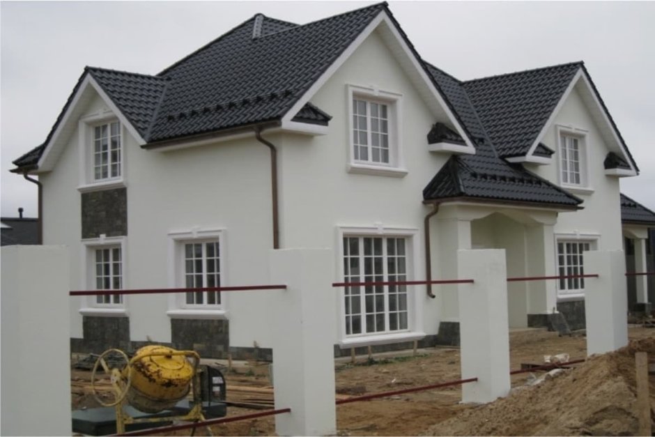 Мокрый фасад короед технология